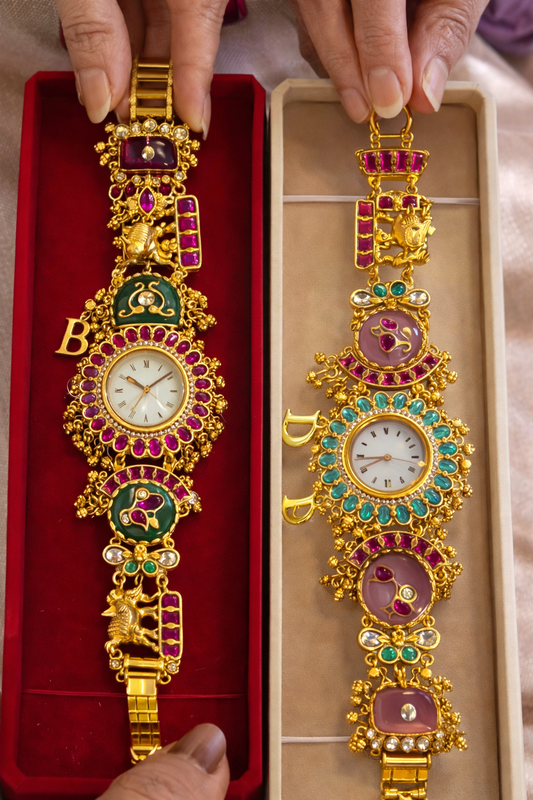 Customized Elegant gold wristwatch bracelets